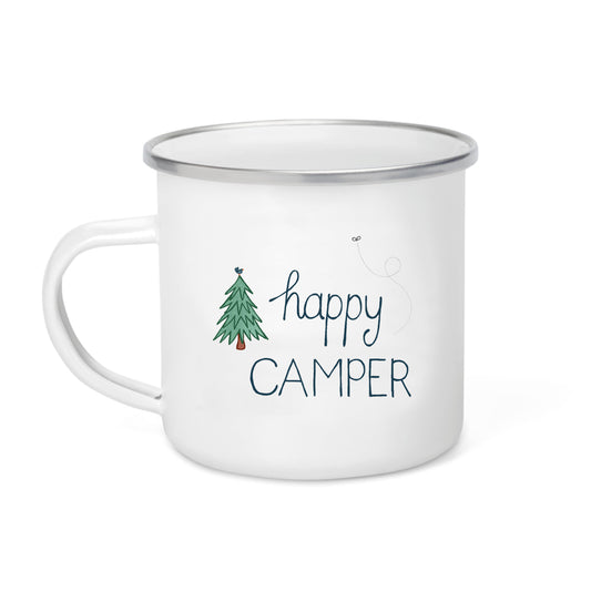 Happy camper | Emaille mok