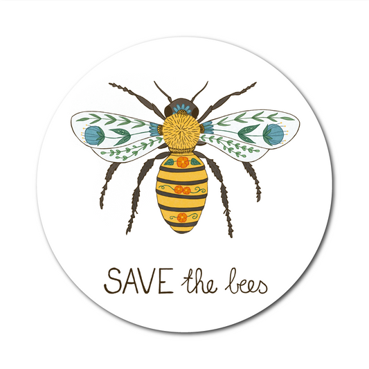 Save the bees - sticker