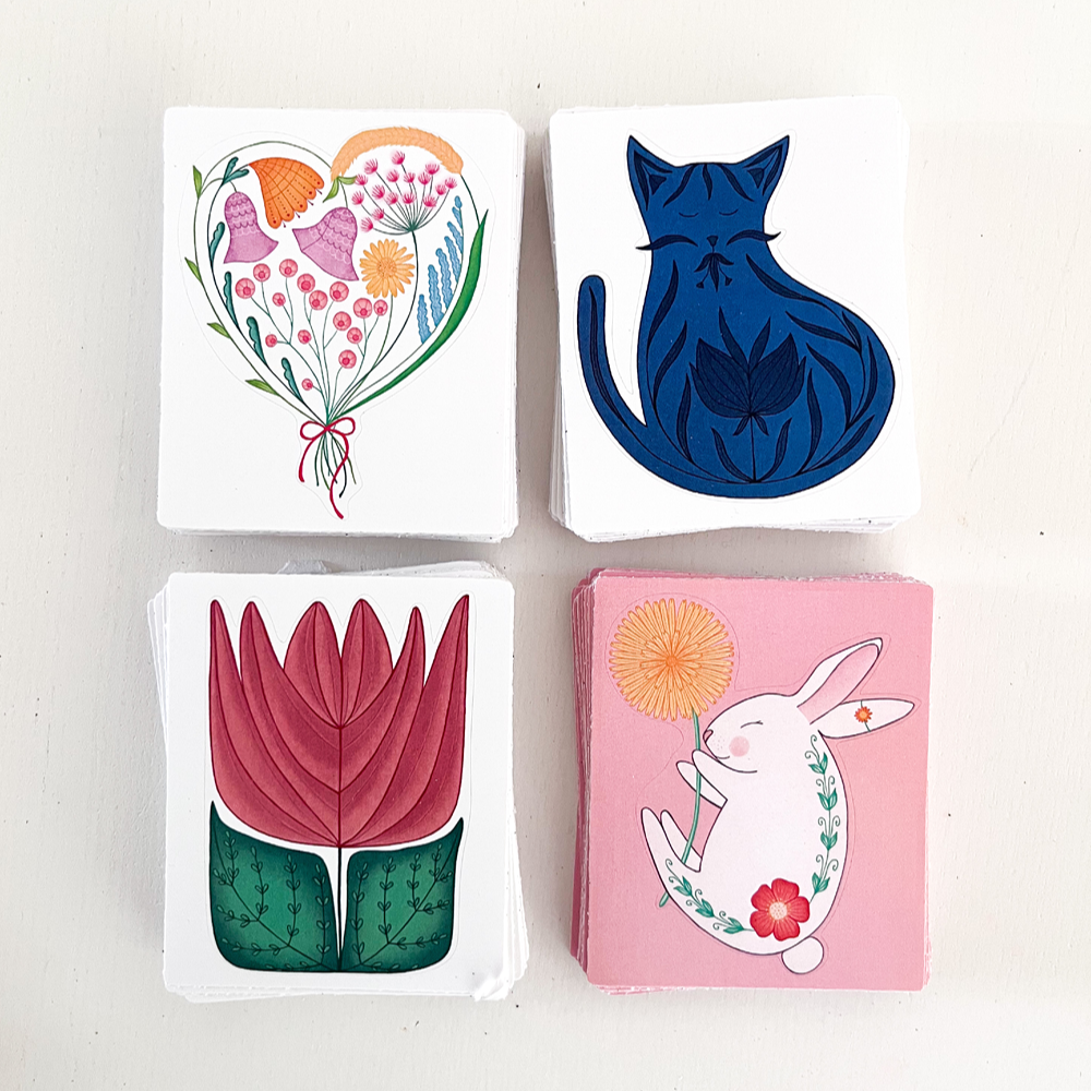 Hart van bloemen | Sticker