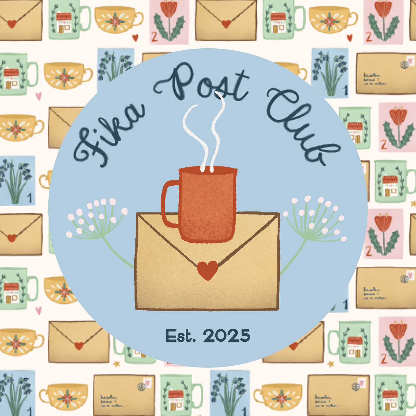 Fika Post Club - elke maand een kaartje