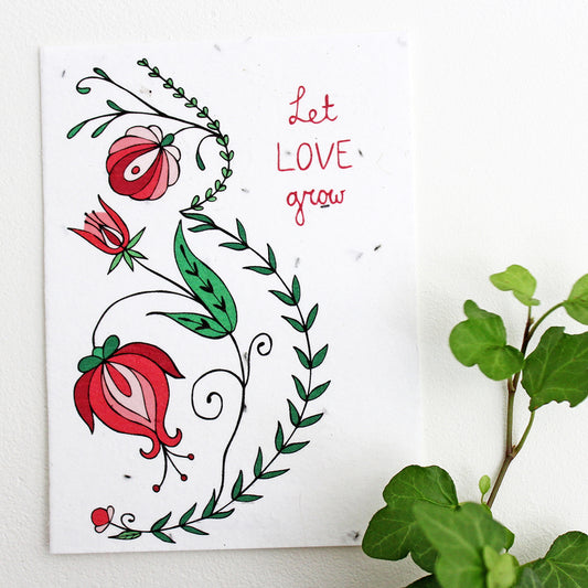 Let love grow - Groeikaart