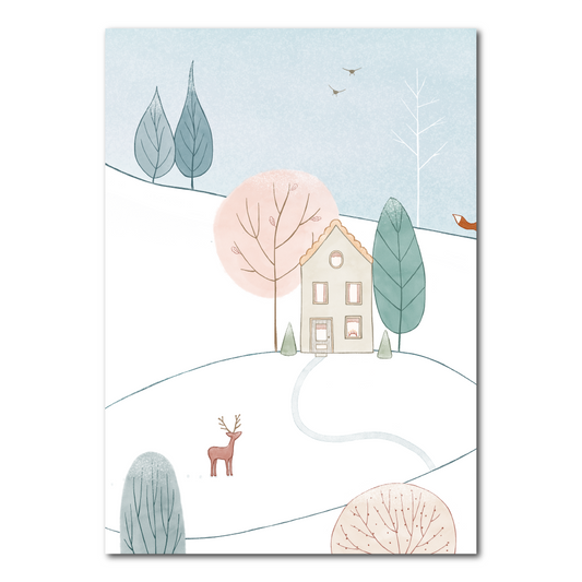 Winterlandschap | A5 print