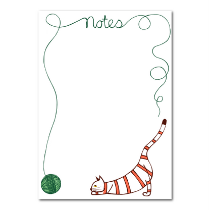 Cat notepad A6