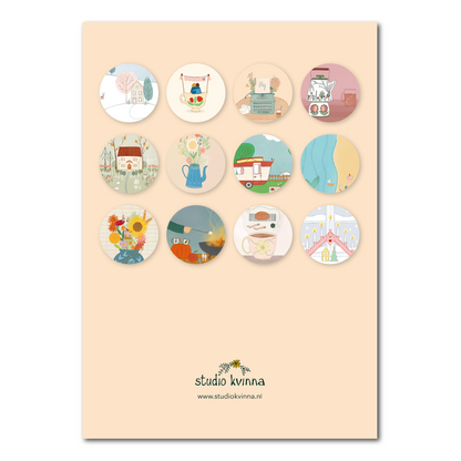 Camping birthday calendar