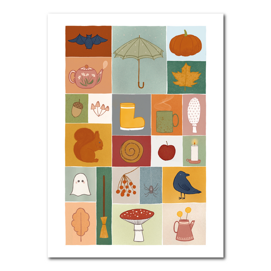 Herfst quilt | Kaart