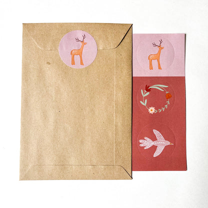 Nordic birthday stickervel