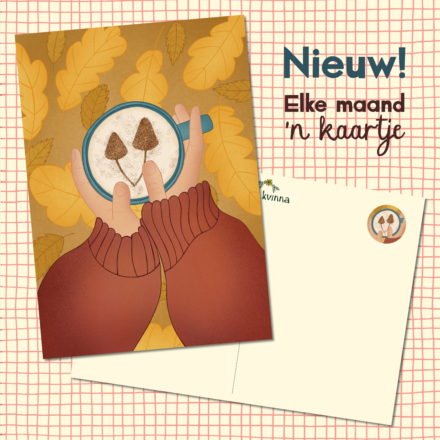 Fika Post Club - elke maand een kaartje