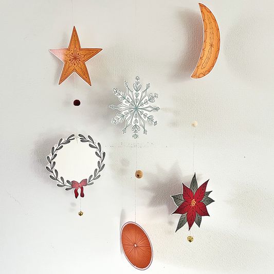 DIY set kersthangers