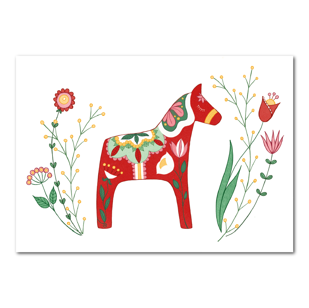 Zweeds paard | Ansichtkaart