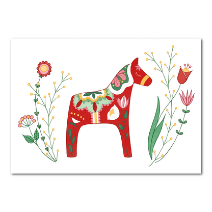 Zweeds paard | Ansichtkaart