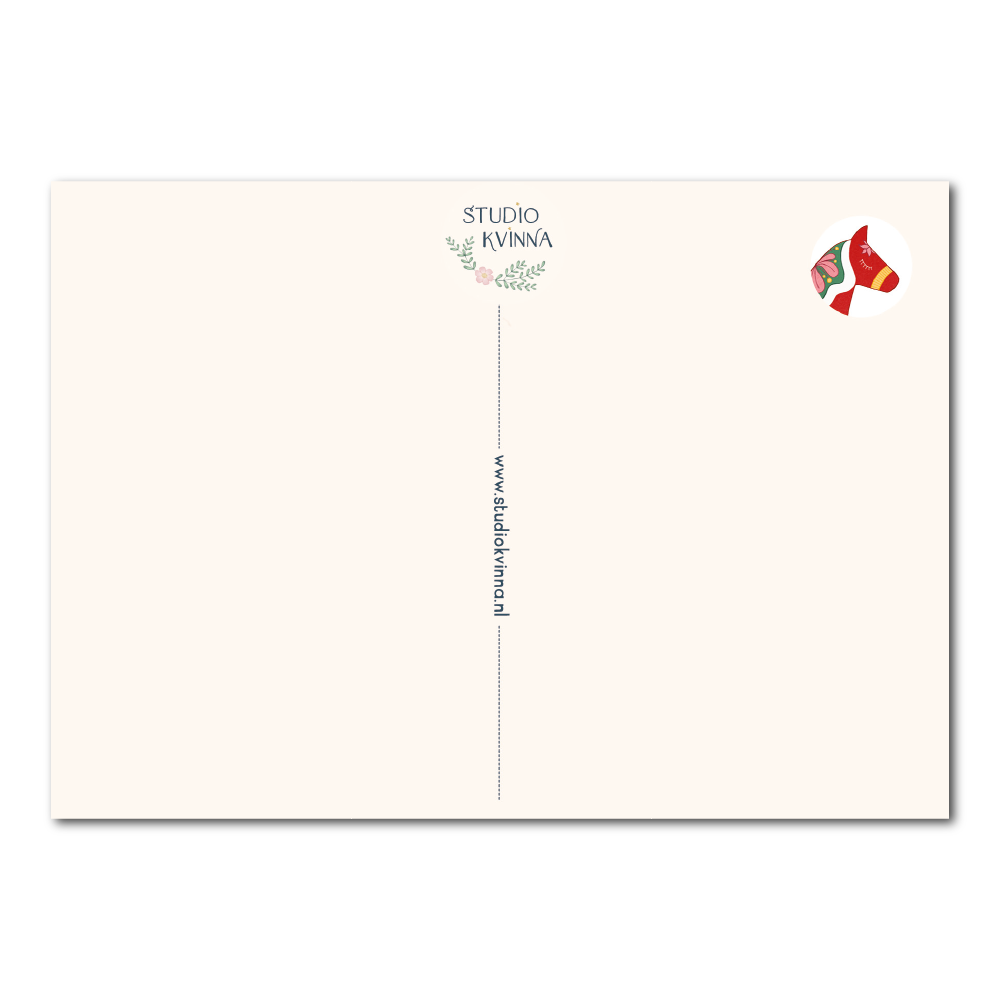 Zweeds paard | Ansichtkaart