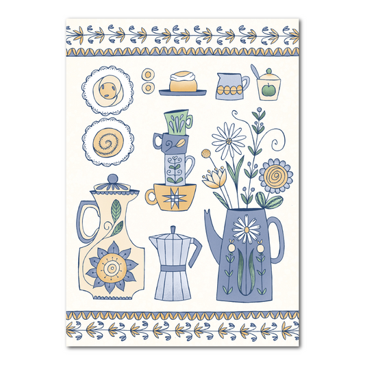 Zweedse Fika | Ansichtkaart