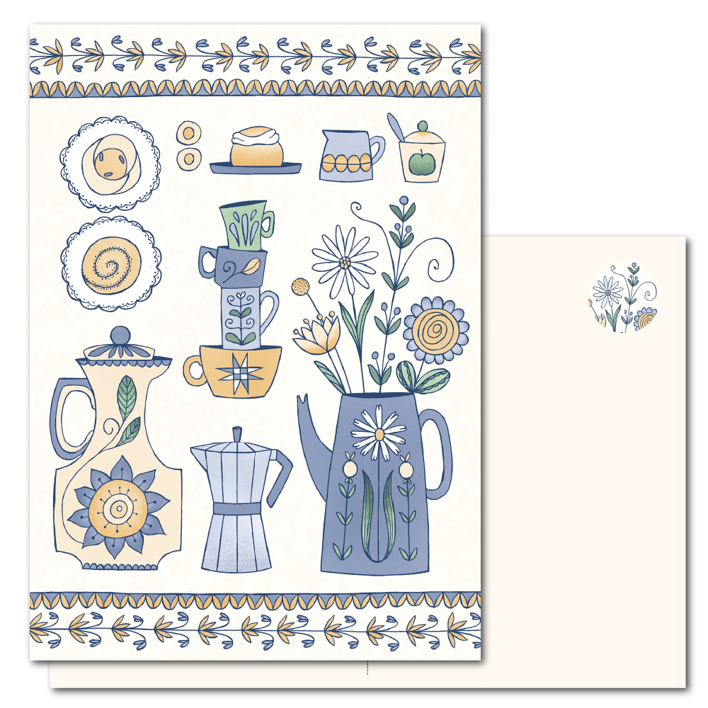 Zweedse Fika | Ansichtkaart