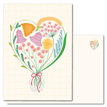 Hart van bloemen | Kaart