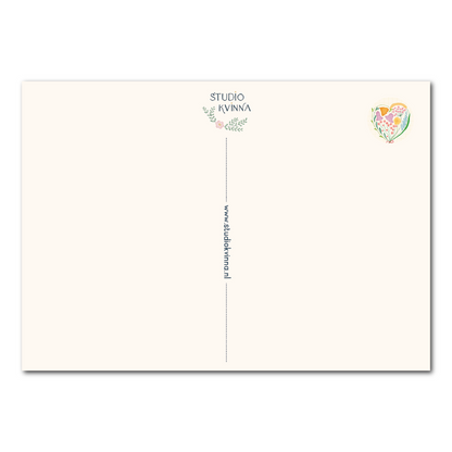 Hart van bloemen | Kaart