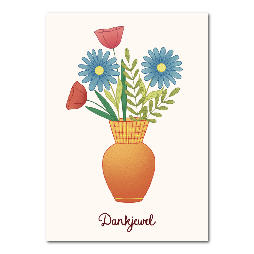 Dankjewel | Kaart met bloemzaadjes