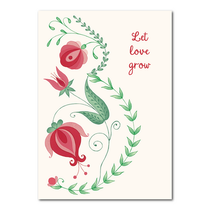 Let love grow | Kaart met bloemzaadjes