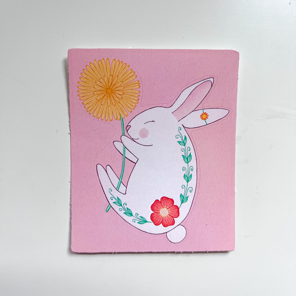 Slapend konijntje | Sticker