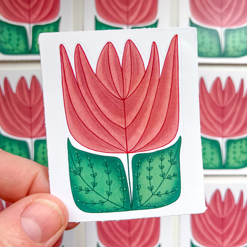 Folklore tulp | Sticker