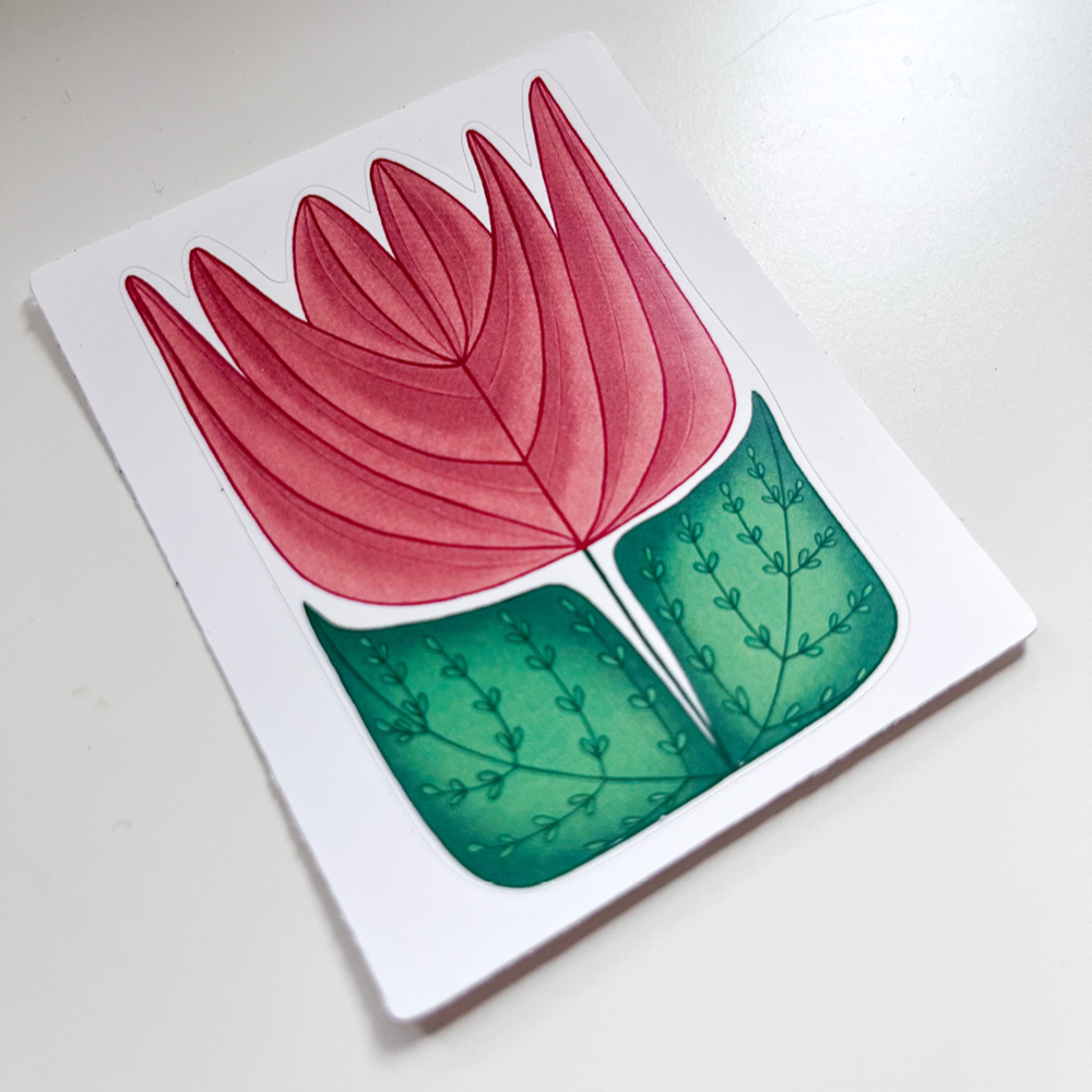 Folklore tulp | Sticker