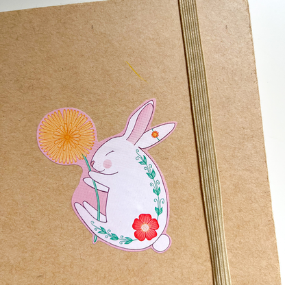 Slapend konijntje | Sticker