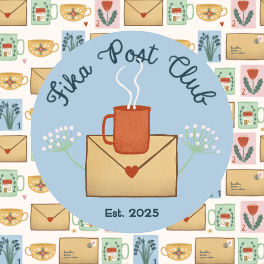 Fika Post Club - elke maand een kaartje