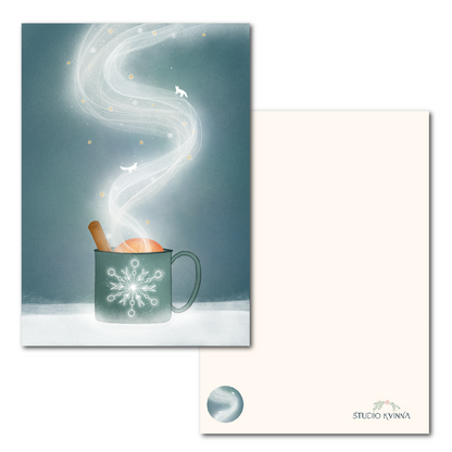 Winterse damp | Ansichtkaart
